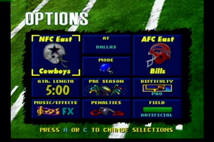 Troy Aikman NFL Football screenshot 3 for Jaguar